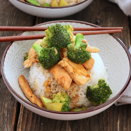 Chicken Broccoli Rice Toppings