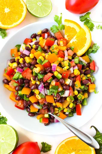 Southwest Black Bean Salad with Citrus Dressing
