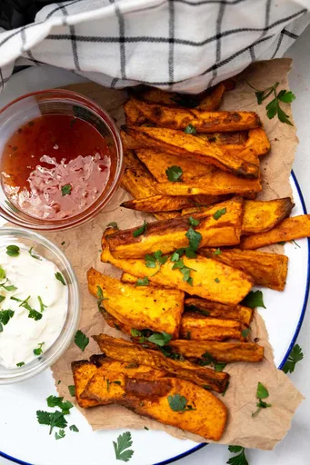 Air Fryer Sweet Potato Wedges