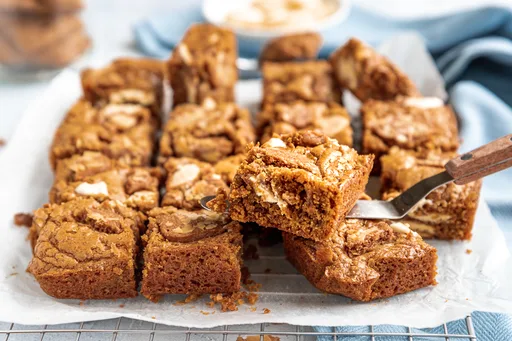 Biscoff Blondies