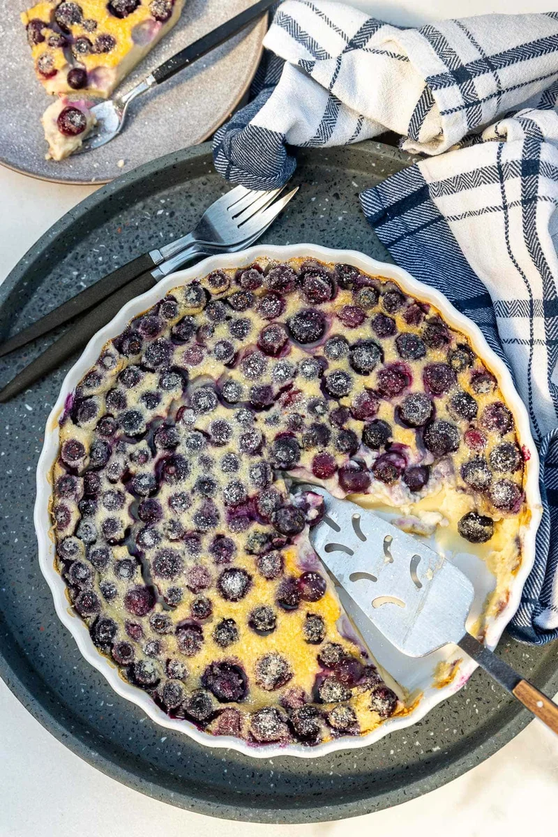 Blueberry Clafoutis Recipe ('Impossibly' Easy!)