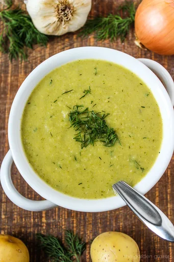 Sopa vegana de brócoli y patata