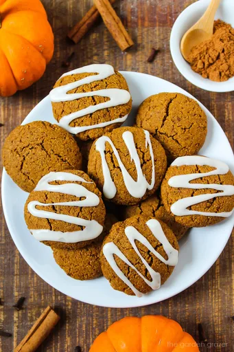 Vegan Pumpkin Cookies (Gluten-Free!)