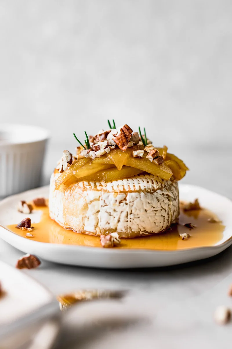 Brie with Caramelized Pear