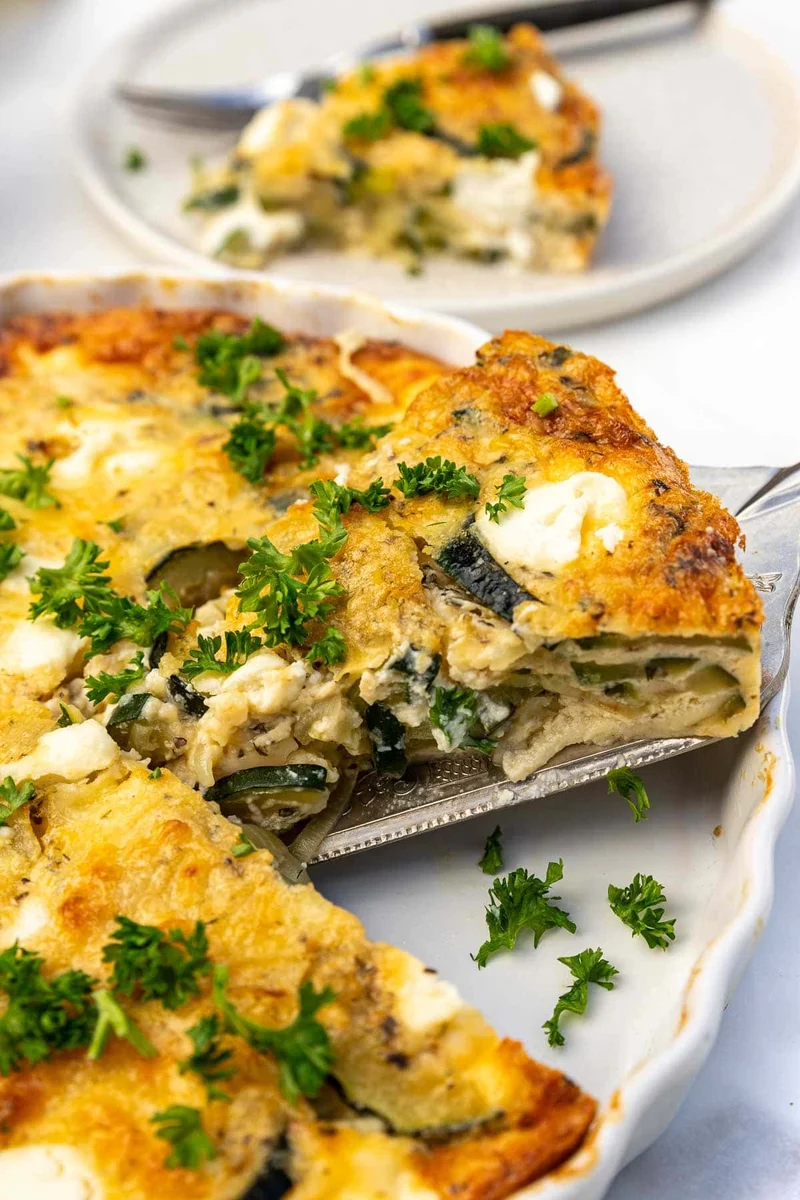 'Magic' Crustless Zucchini Quiche