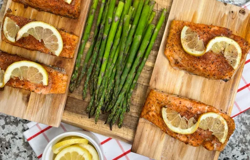 Cedar Plank Grilled Salmon