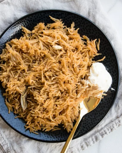 Easy Jaggery Rice in the Rice Cooker - Gur Wale Chawal