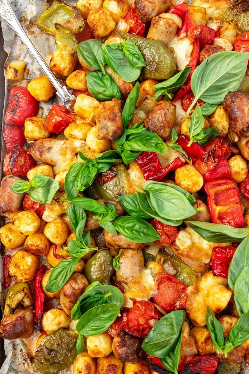 Sheet Pan Gnocchi With Sausage (30 Minutes!)