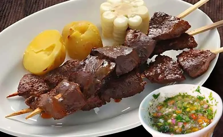 Anticucho Peruano.