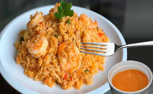 Arroz con Langostinos.