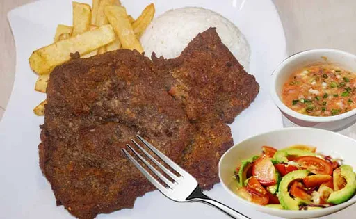 Bistec empanizado