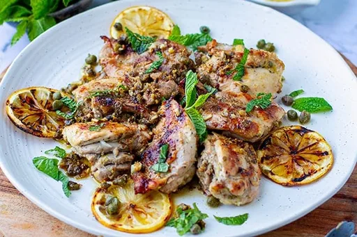 Grilled Chicken Piccata