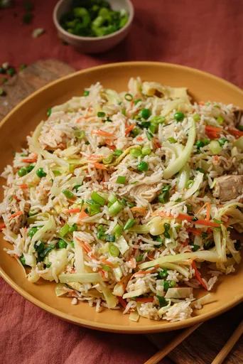 Arroz frito indochino (arroz frito basmati)
