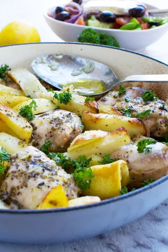 Easy Greek Chicken And Potatoes