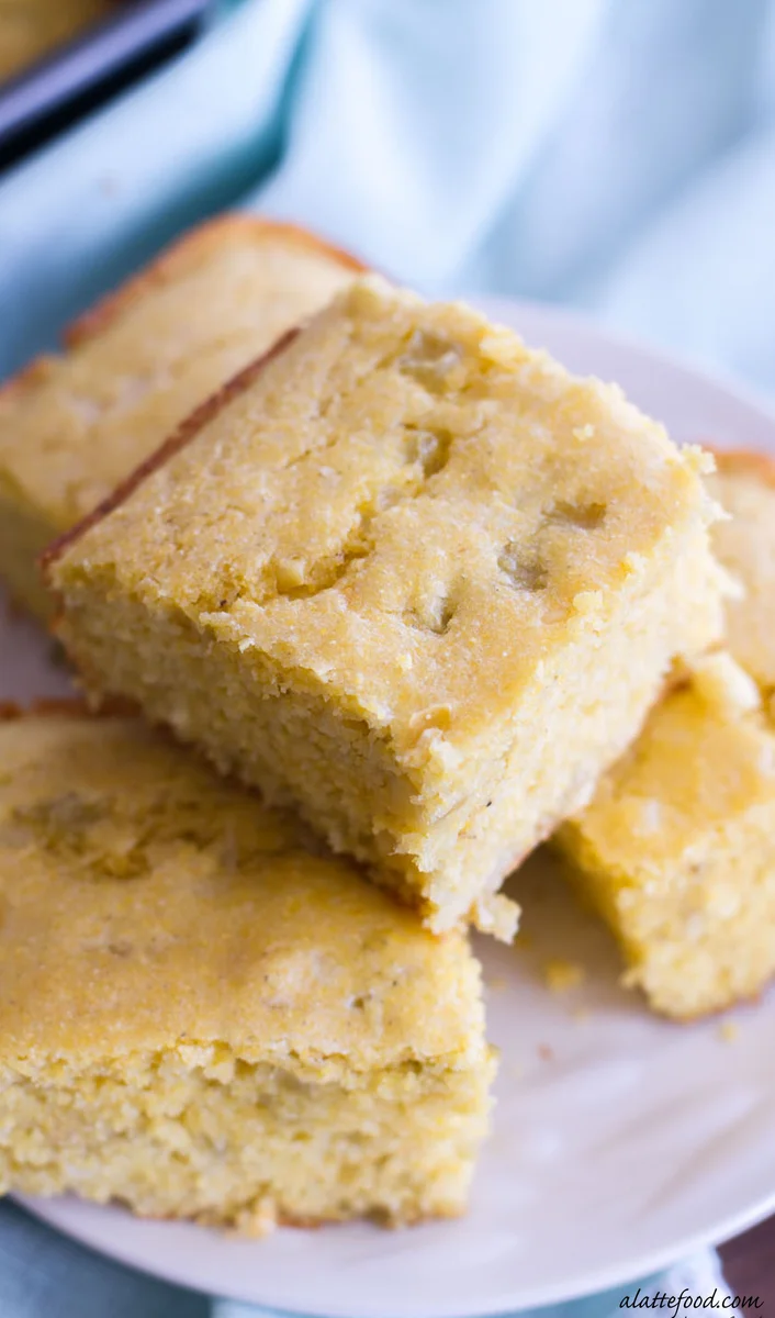 Southwest Green Chile Cornbread