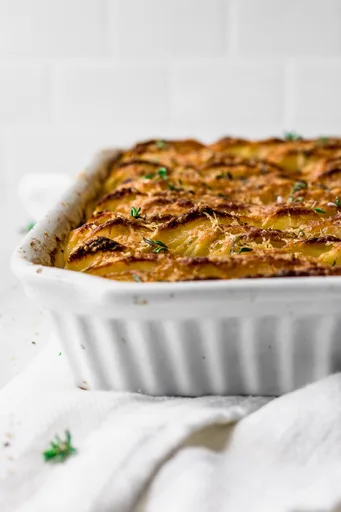 Patatas gratinadas crujientes