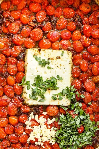 Pasta con feta al horno (inspirada en TikTok)