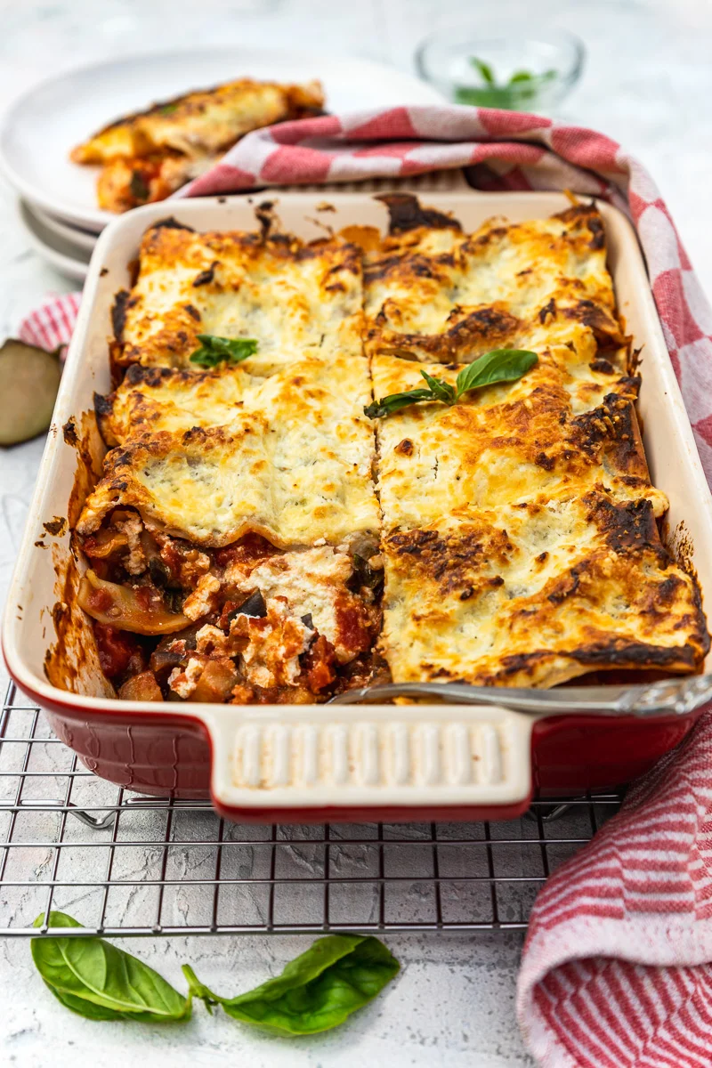Vegetarian Eggplant Lasagna (Easy!)