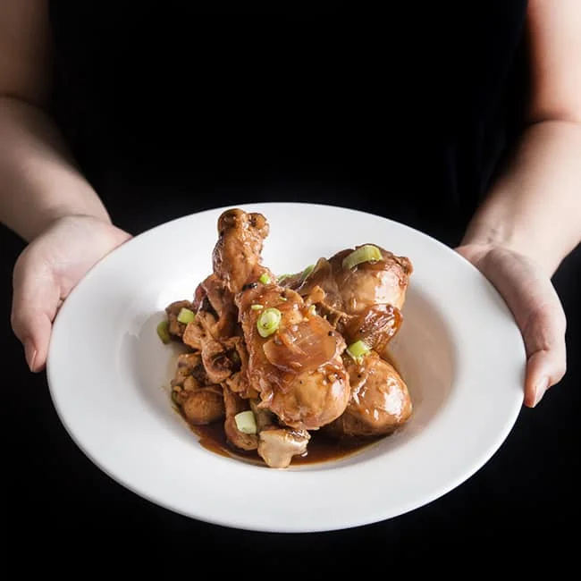 Filipino Pressure Cooker Chicken Adobo