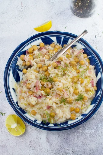 Arroz mediterráneo (¡fácil y con toque de limón!)