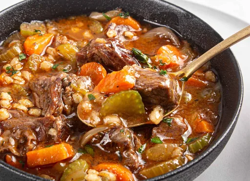 Instant Pot Beef Barley Soup