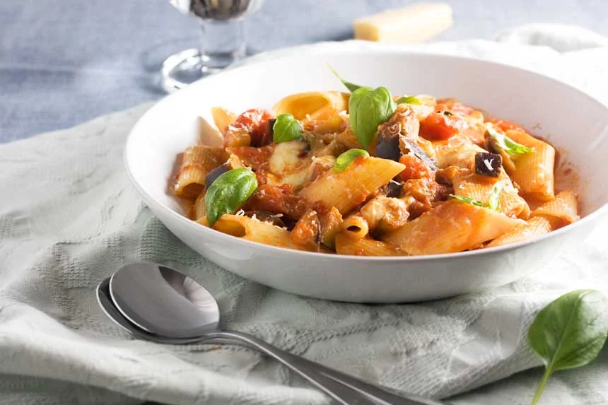 Pasta Alla Norma (Tomato And Eggplant Pasta)