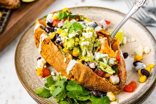 Mexican Stuffed Sweet Potatoes