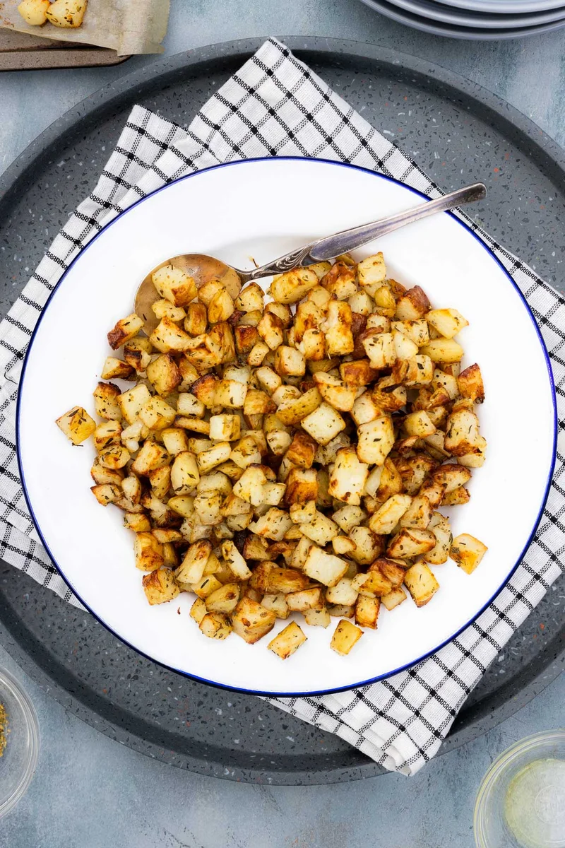 Crispy Diced Potatoes (No Parboiling!)