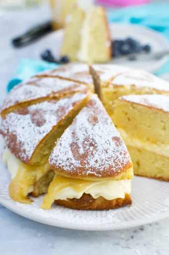 Bizcocho de limón y mascarpone