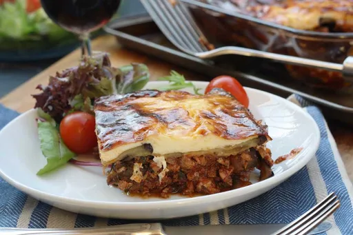 Skinny chicken moussaka