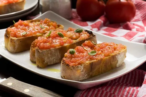 Brusqueta española (Pan con tomate)
