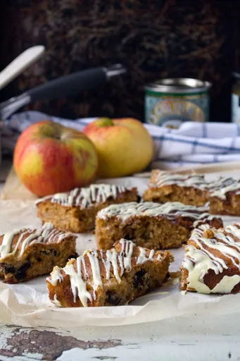 Sticky Apple and Ginger Cake