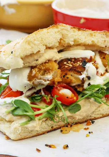 30-minute Falafel Sandwich (With Sweet Potato)
