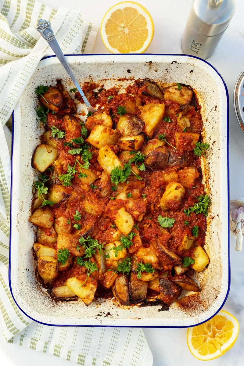 Patate croccanti al pomodoro