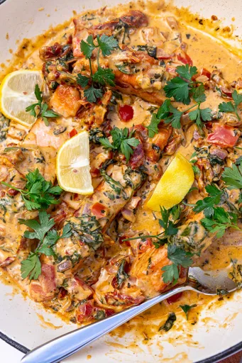 Easy Creamy Tuscan Salmon (20-Minute Recipe)