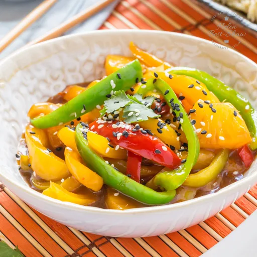 Easy Sweet and Sour Sauce with Pepper and Pineapple.