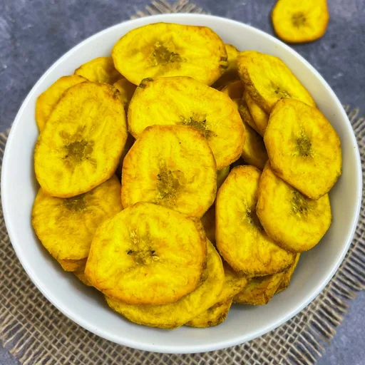 Air Fryer Banana Chips (Plantain Chips)