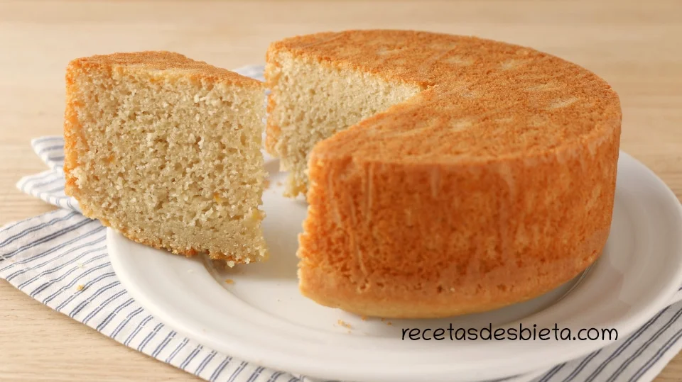 Bizcocho SIN huevo - Receta fácil y rápida