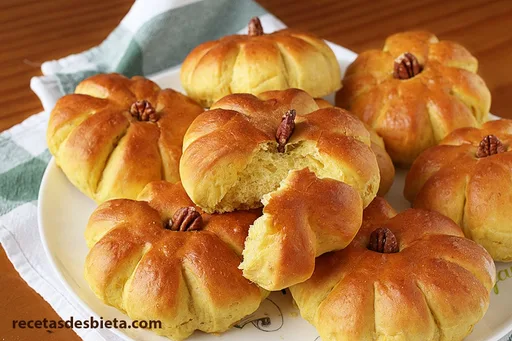 Bollos calabazas de Halloween