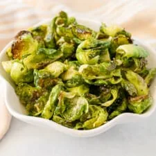 Garlic Parmesan Brussels Sprouts Chips