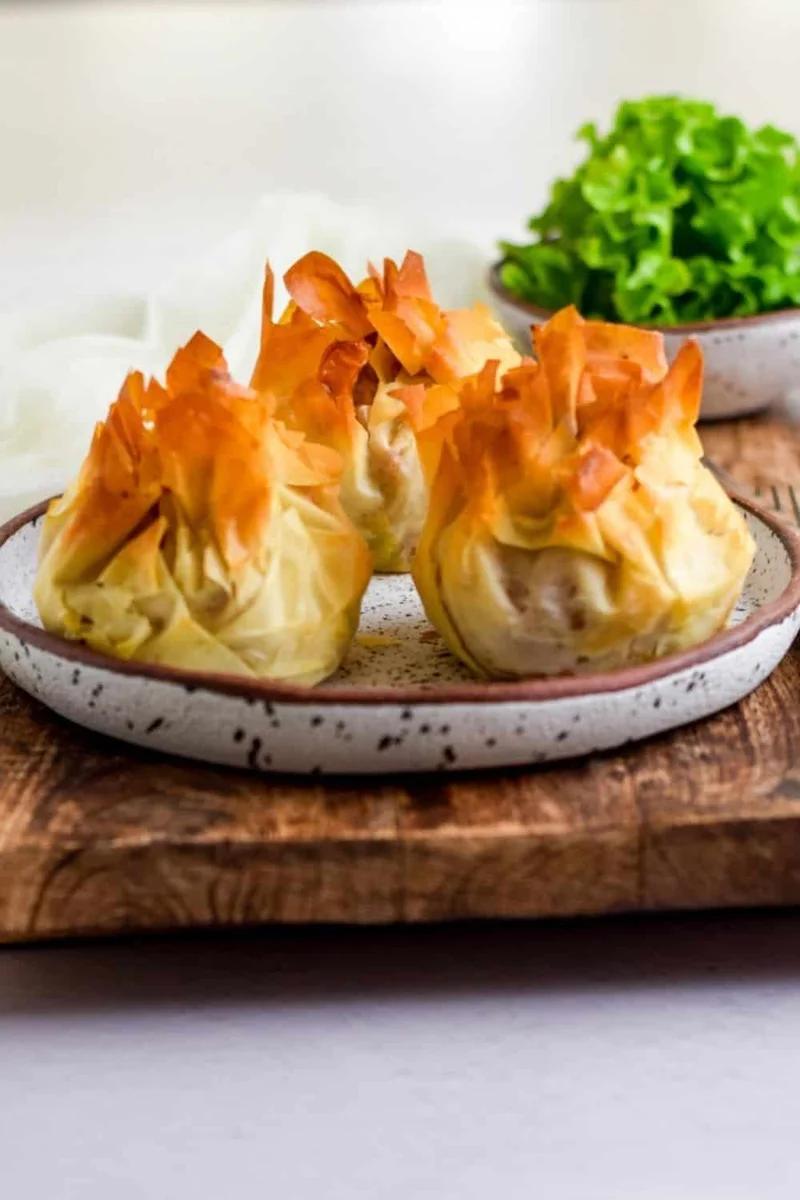 Butter Chicken Phyllo Parcels