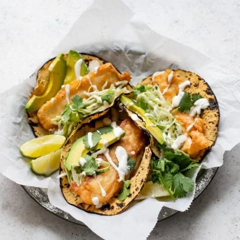 Baja Tofu Tacos