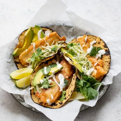 Tacos de Tofu al Estilo Baja
