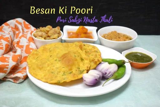 Besan Ki Poori | How to make Spicy Besan Poori