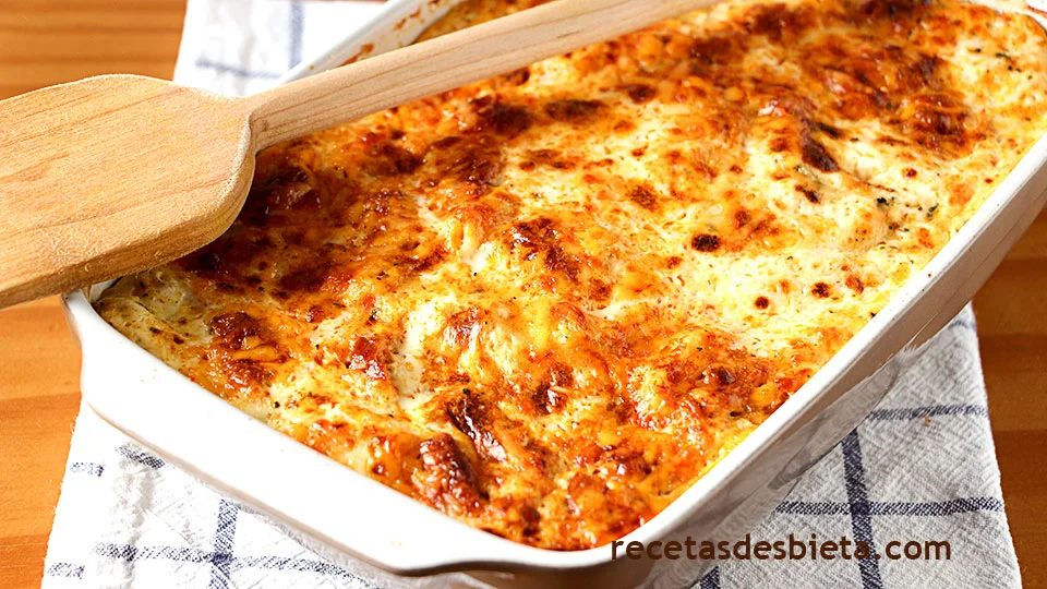 Macarrones "Perezosos" al horno