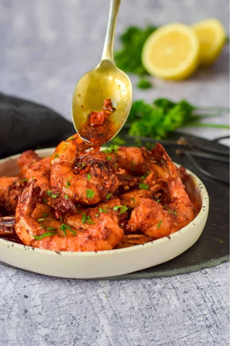Chilli Garlic Butter Prawns