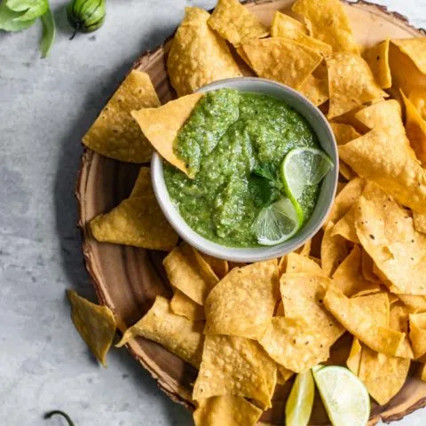 Homemade Salsa Verde
