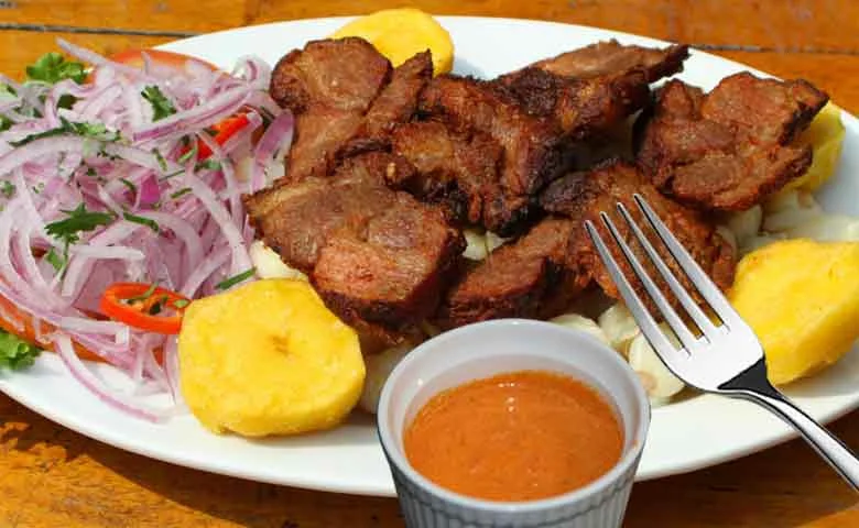 Chicharrón de Alpaca.