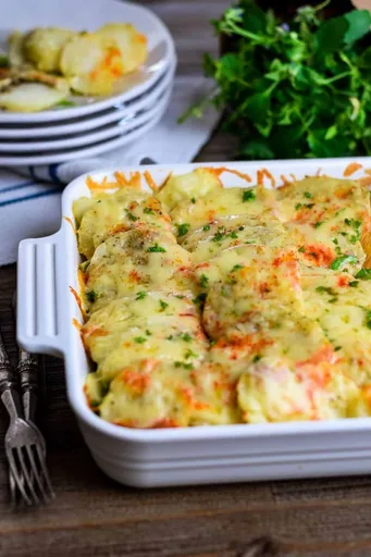 Pastel de patata cremoso