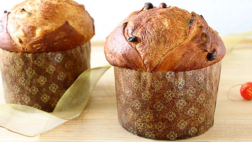 Panettone italiano - Pan dulce de Navidad casero